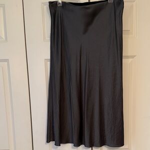 Quince Lava Smoke Gray XL Washable Silk Skirt